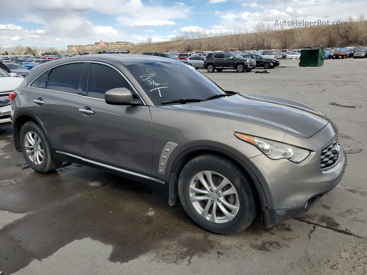 2009 Infiniti Fx35  Tan vin: JNRAS18W49M152835