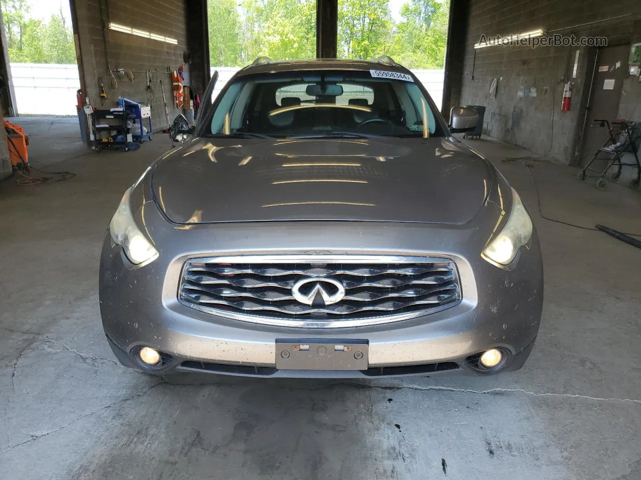 2009 Infiniti Fx35  Gray vin: JNRAS18W59M153220