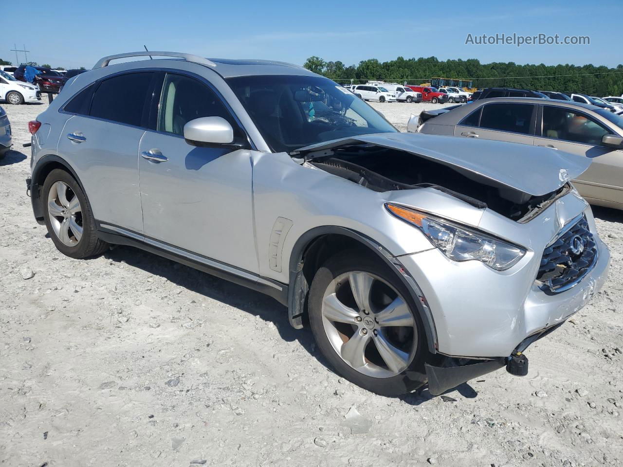 2009 Infiniti Fx35  Silver vin: JNRAS18W69M152027