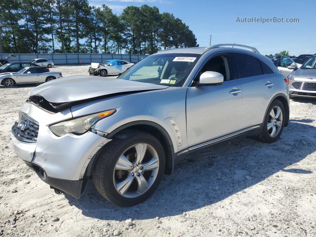 2009 Infiniti Fx35  Silver vin: JNRAS18W69M152027