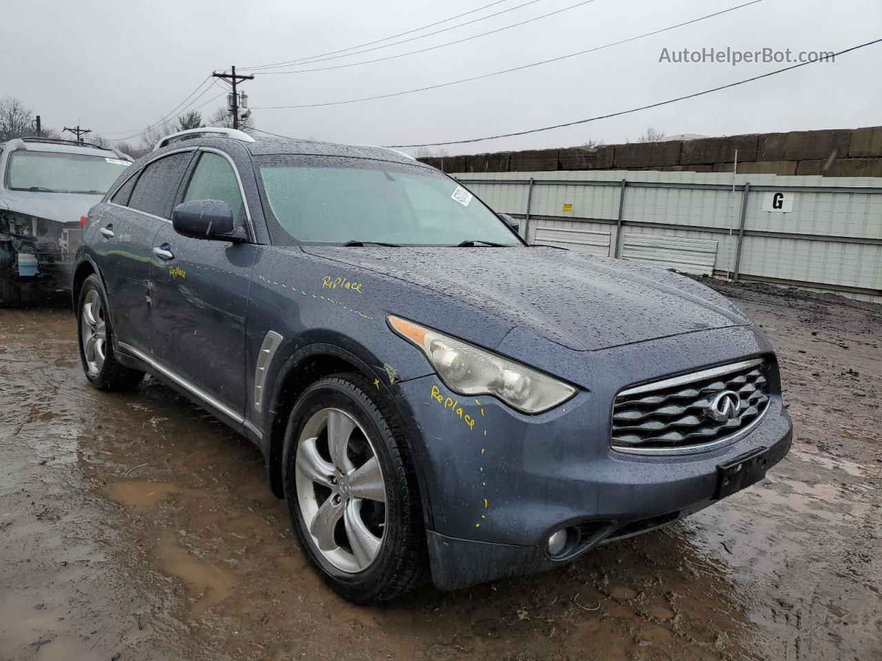 2009 Infiniti Fx35  Gray vin: JNRAS18W99M154872