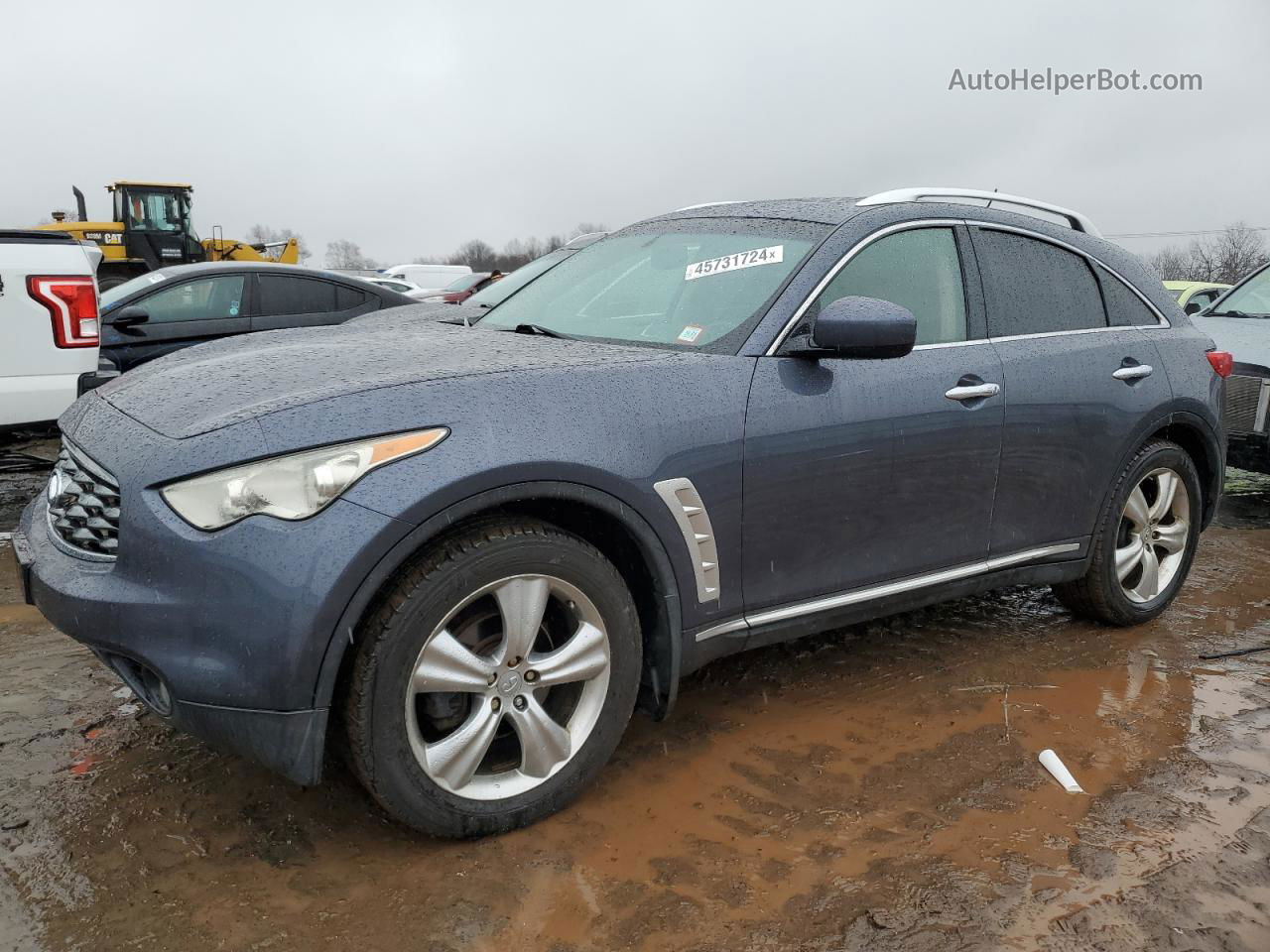 2009 Infiniti Fx35  Gray vin: JNRAS18W99M154872