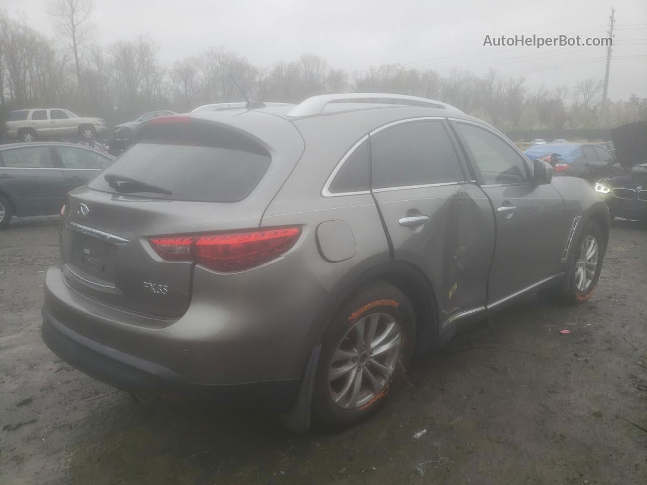 2009 Infiniti Fx35  Silver vin: JNRAS18WX9M151916