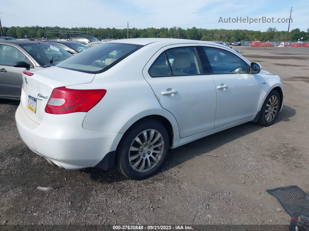 2013 Suzuki Kizashi Base White vin: JS2RE9A18D6100067