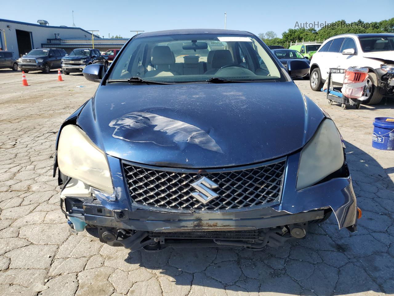 2013 Suzuki Kizashi Se Blue vin: JS2RE9A31D6100154