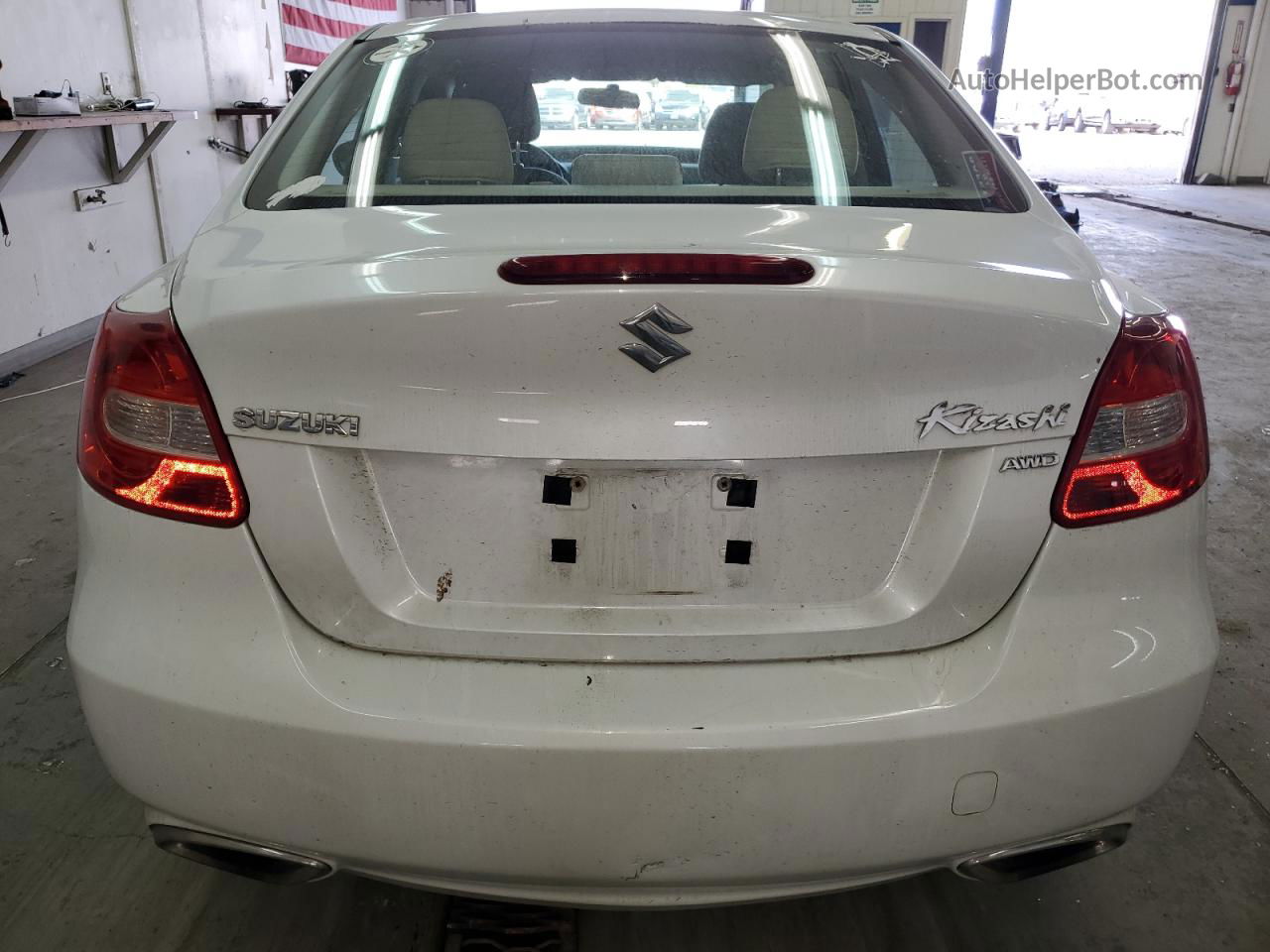 2013 Suzuki Kizashi Se White vin: JS2RF9A30D6100014