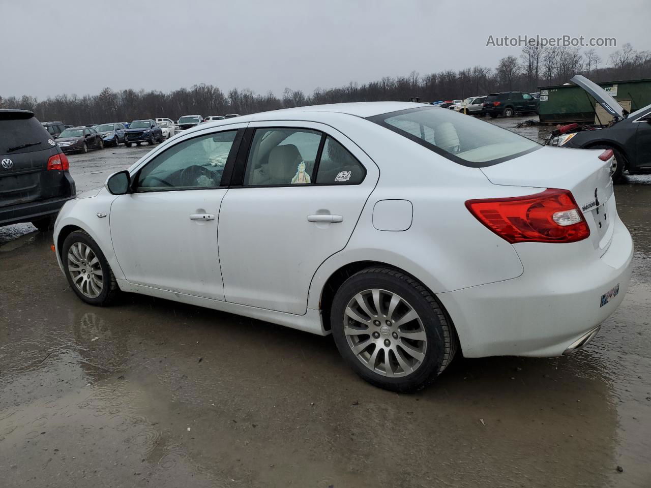 2013 Suzuki Kizashi Se White vin: JS2RF9A32D6100063