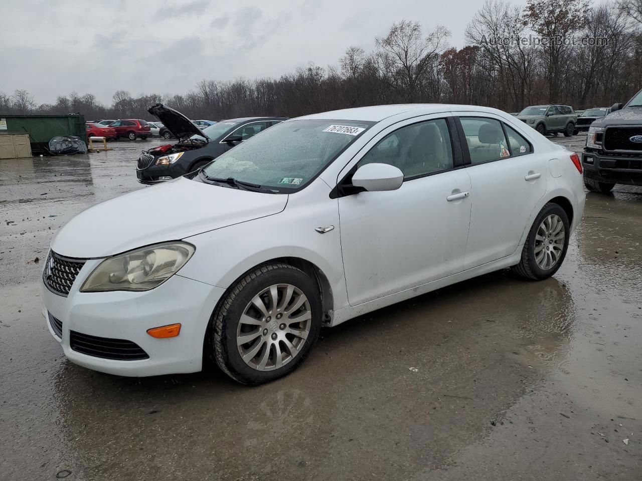 2013 Suzuki Kizashi Se Белый vin: JS2RF9A32D6100063