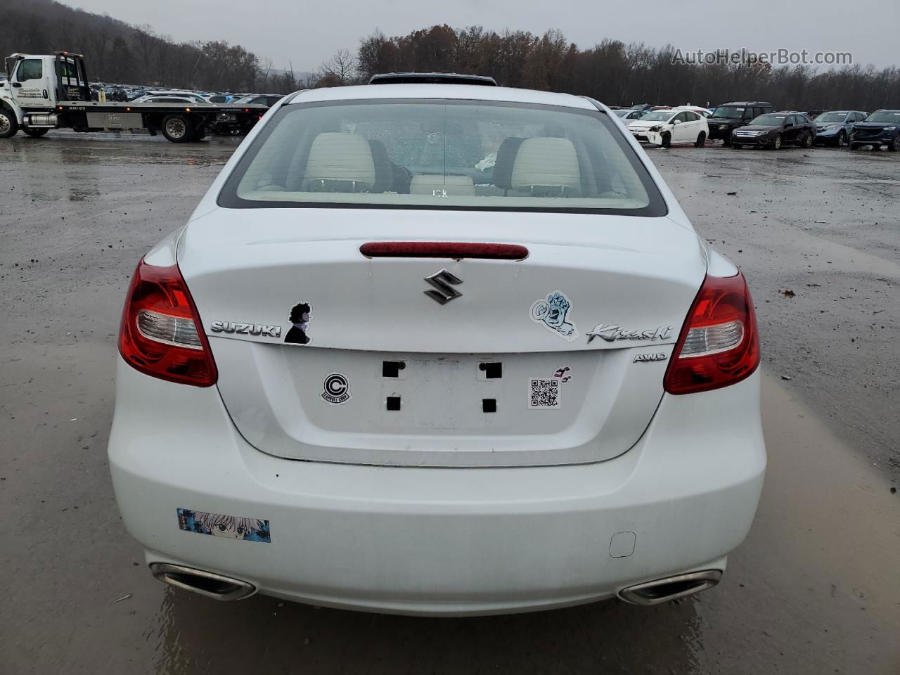 2013 Suzuki Kizashi Se Белый vin: JS2RF9A32D6100063