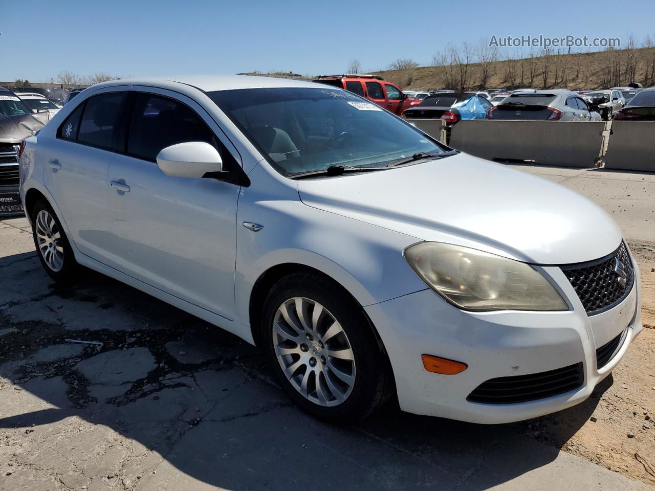 2013 Suzuki Kizashi Se White vin: JS2RF9A36D6100020