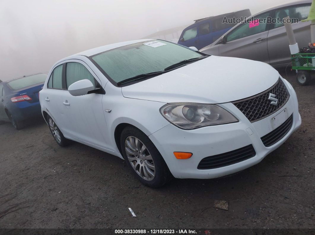 2013 Suzuki Kizashi Se White vin: JS2RF9A36D6100373