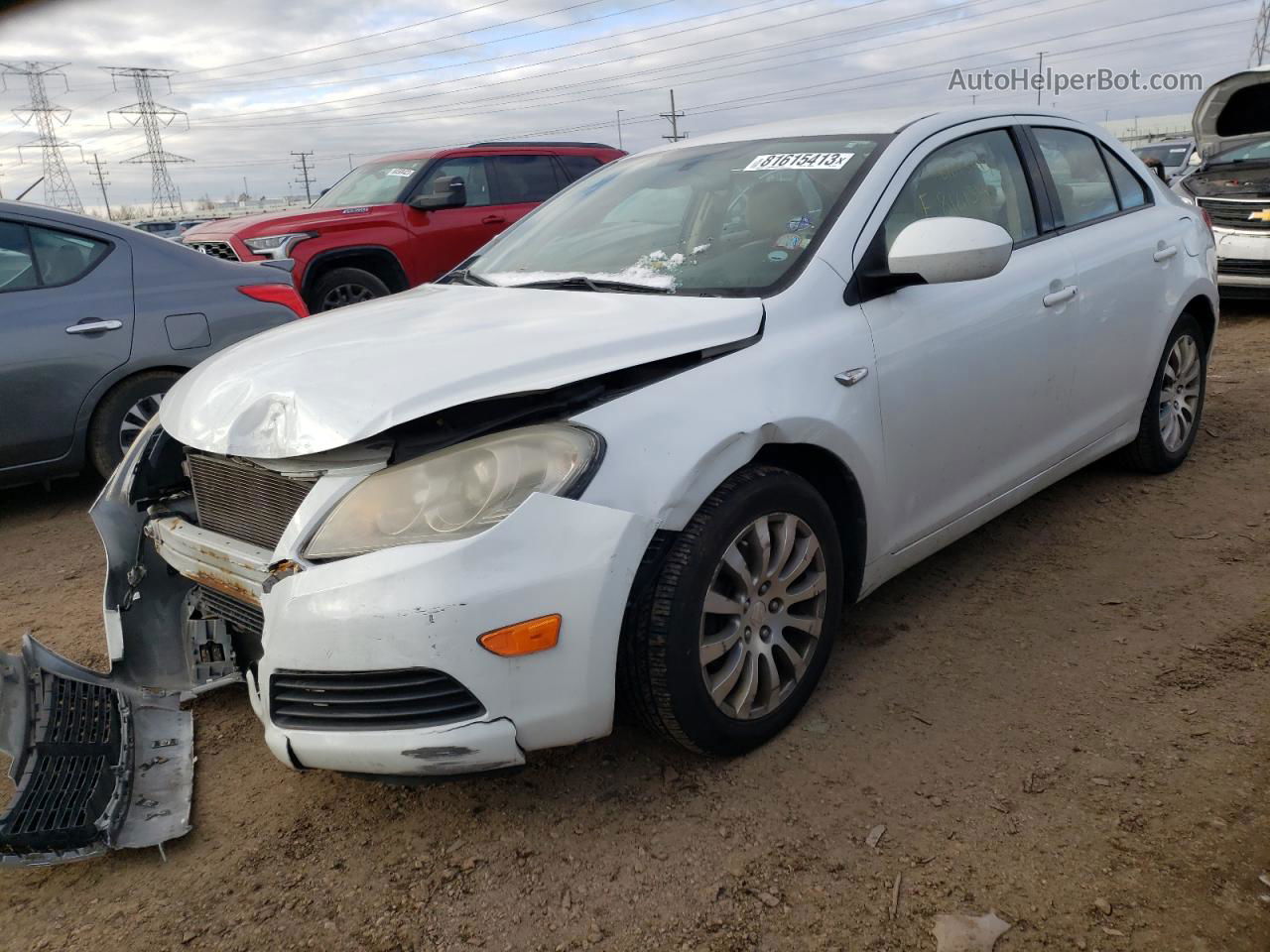 2013 Suzuki Kizashi Se Белый vin: JS2RF9A38D6100231