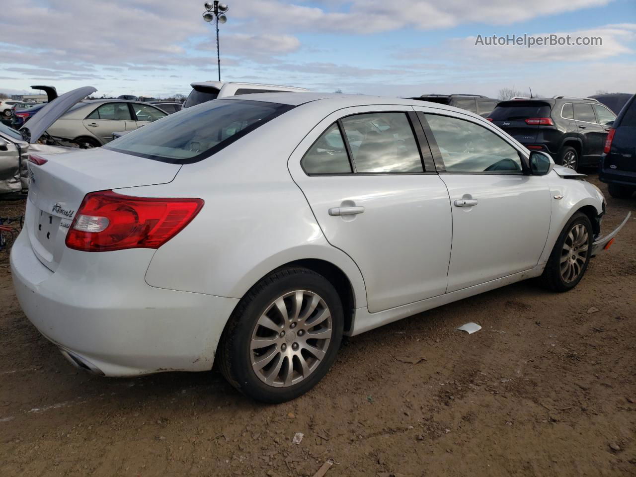 2013 Suzuki Kizashi Se Белый vin: JS2RF9A38D6100231