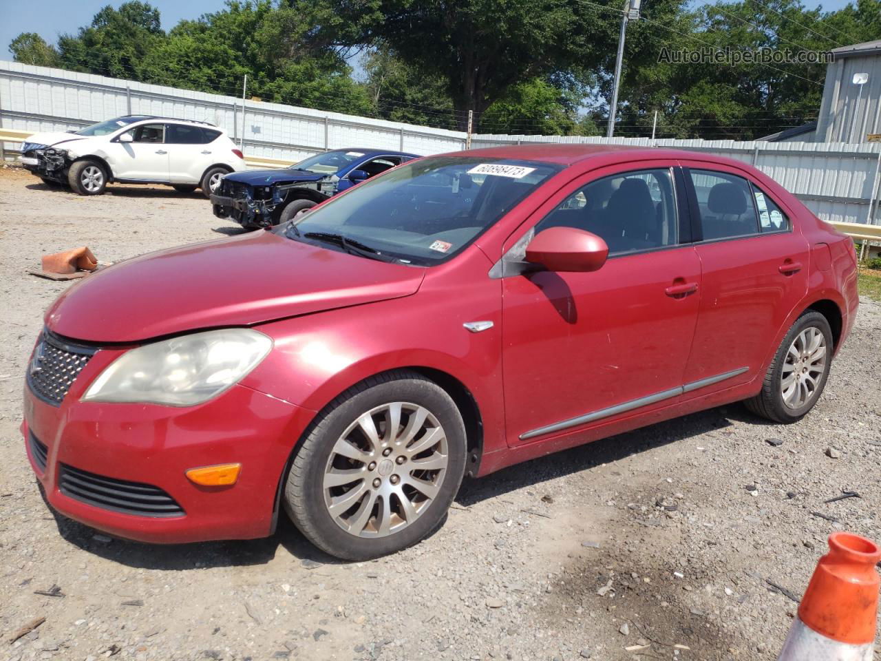 2013 Suzuki Kizashi Se Red vin: JS2RF9A39D6100478