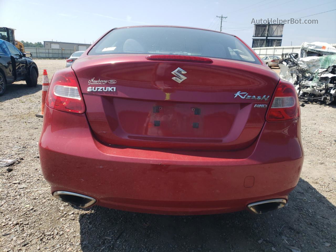 2013 Suzuki Kizashi Se Red vin: JS2RF9A39D6100478