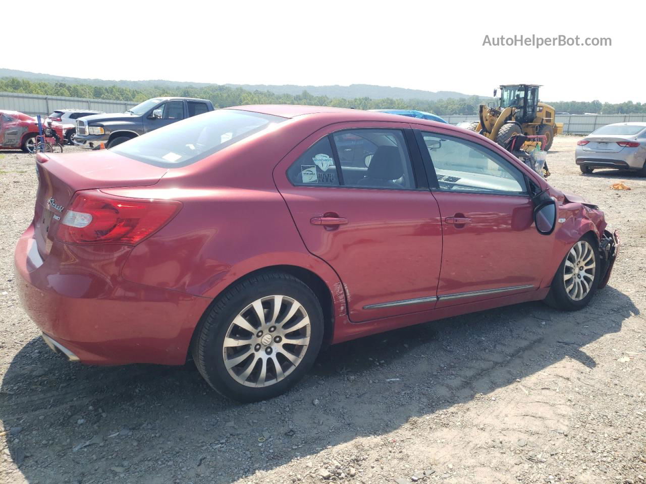 2013 Suzuki Kizashi Se Red vin: JS2RF9A39D6100478