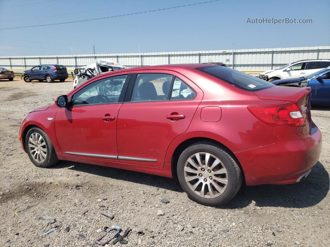 2013 Suzuki Kizashi Se Red vin: JS2RF9A39D6100478