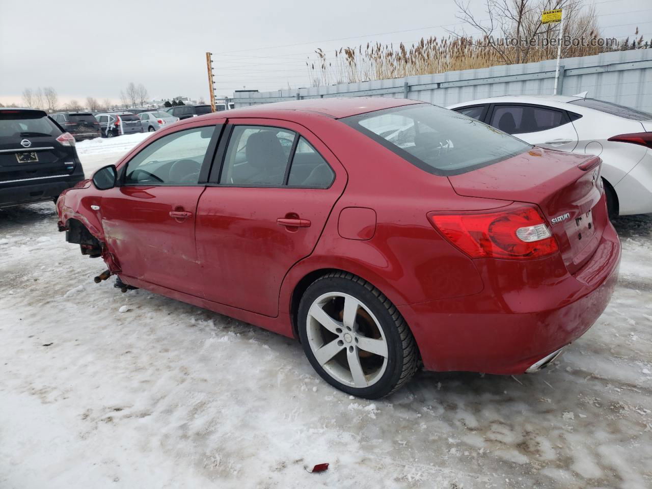 2013 Suzuki Kizashi Sx Red vin: JS2RF9A74D6100097