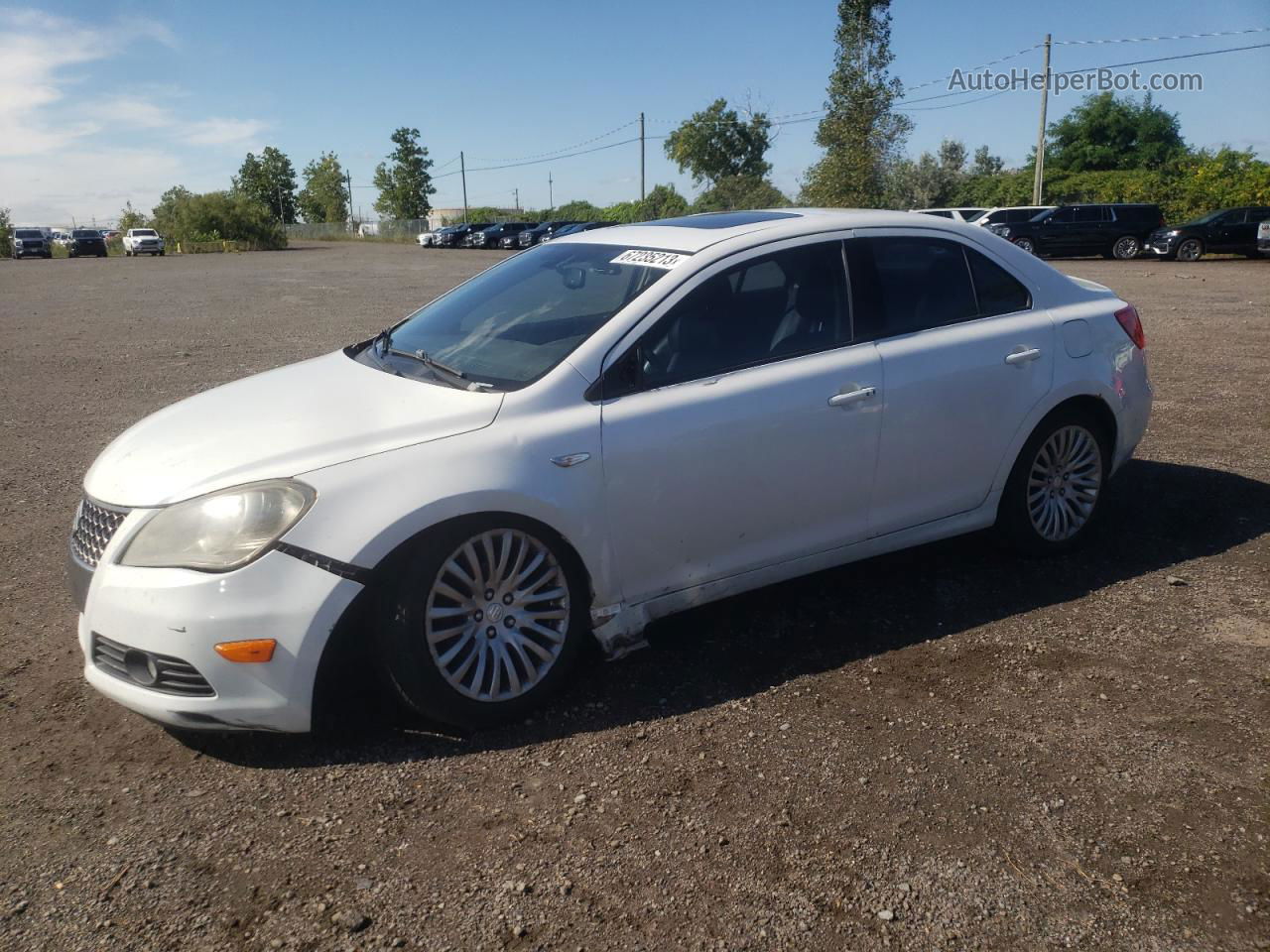 2013 Suzuki Kizashi Sx White vin: JS2RF9A75D6100142