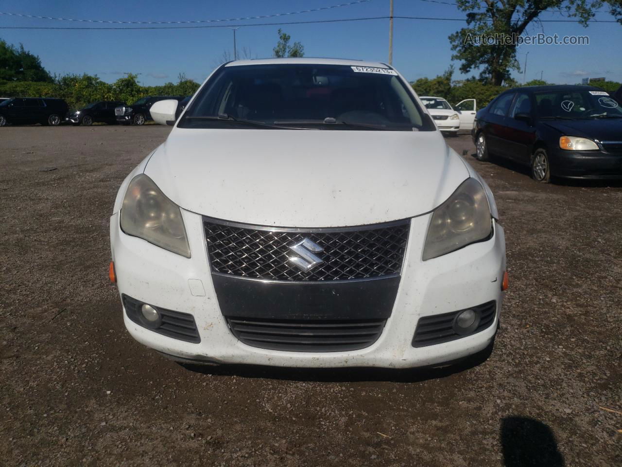 2013 Suzuki Kizashi Sx White vin: JS2RF9A75D6100142