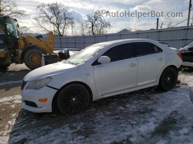 2013 Suzuki Kizashi Sport Sls White vin: JS2RF9A8XD6100162