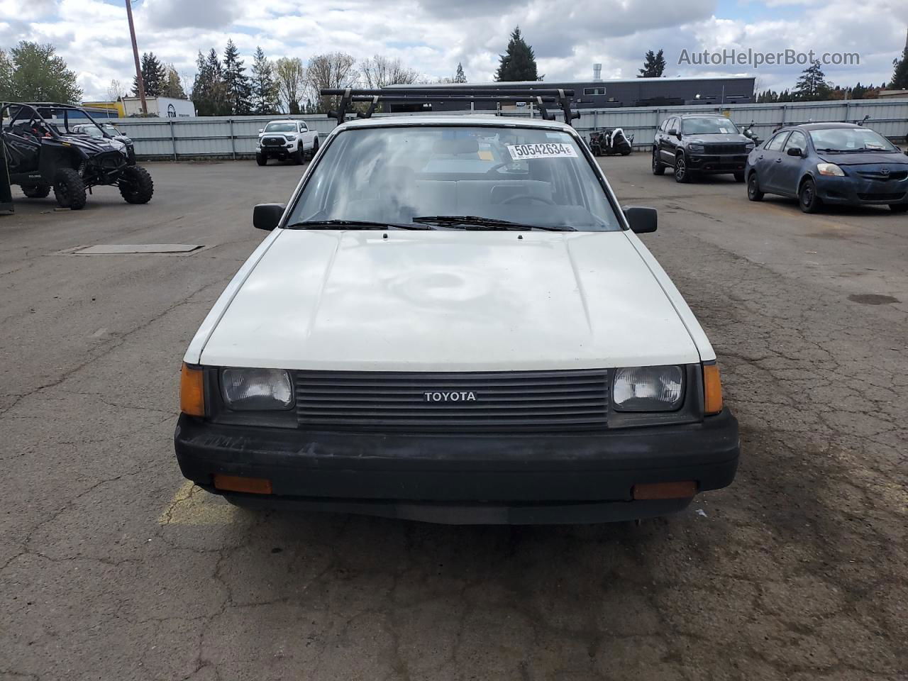 1985 Toyota Corolla Dlx White vin: JT2AE82L4F3153265