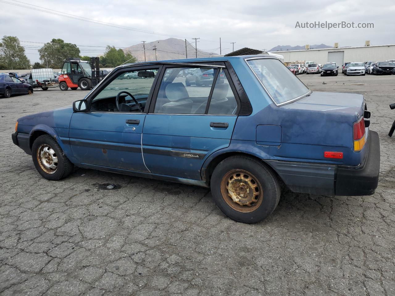 1985 Toyota Corolla Le Blue vin: JT2AE83E7F3212860