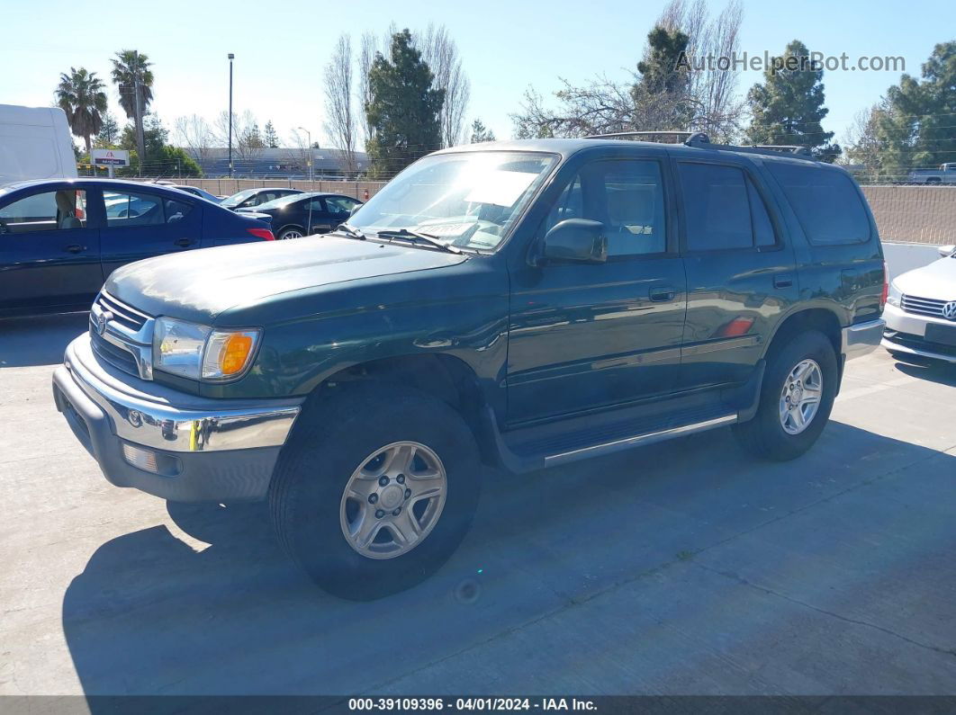 2002 Toyota 4runner Sr5 V6 Green vin: JT3GN86R020243268