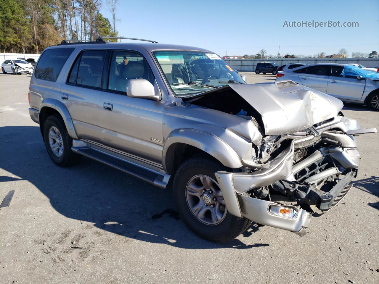 2002 Toyota 4runner Sr5 Silver vin: JT3GN86R020256473