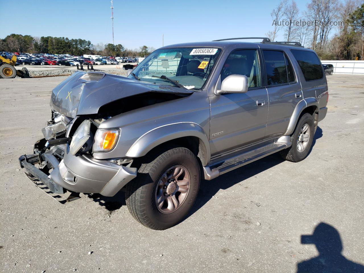 2002 Toyota 4runner Sr5 Silver vin: JT3GN86R020256473