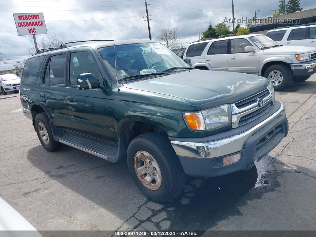 2002 Toyota 4runner Sr5 V6 Green vin: JT3GN86R120241190