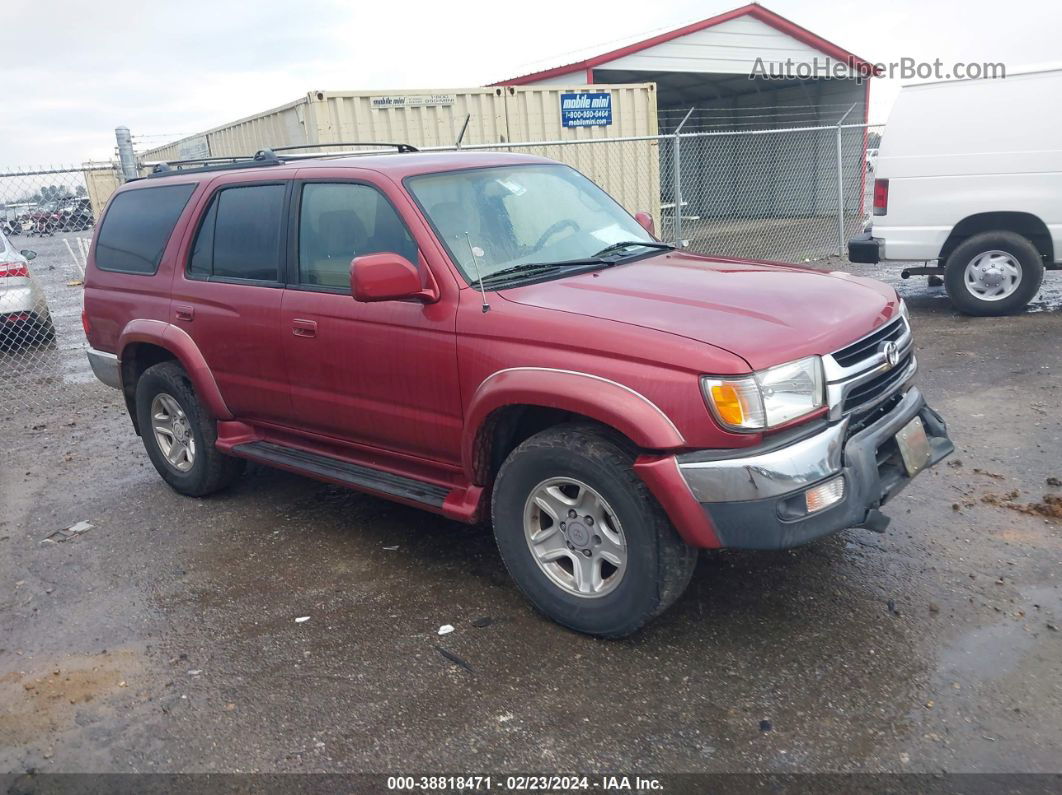 2002 Toyota 4runner Sr5 Maroon vin: JT3GN86R120247975