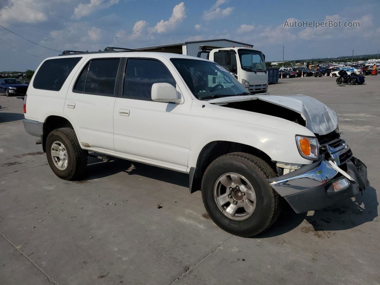 2002 Toyota 4runner Sr5 White vin: JT3GN86R220254739