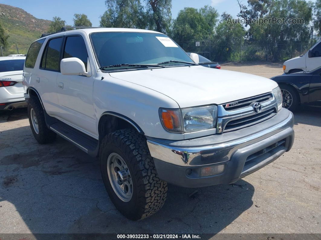 2002 Toyota 4runner Sr5 V6 White vin: JT3GN86R420220110