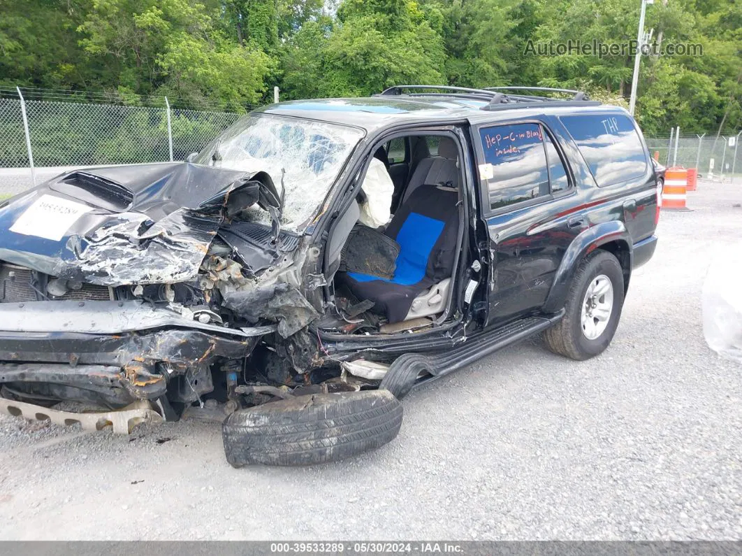 2002 Toyota 4runner Sr5 V6 Black vin: JT3GN86R420252233