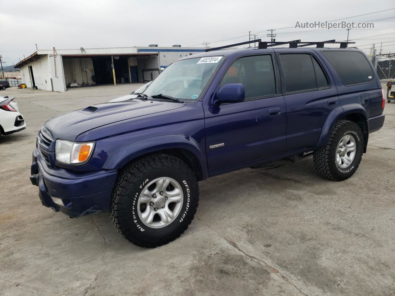 2002 Toyota 4runner Sr5 Blue vin: JT3GN86R420253754