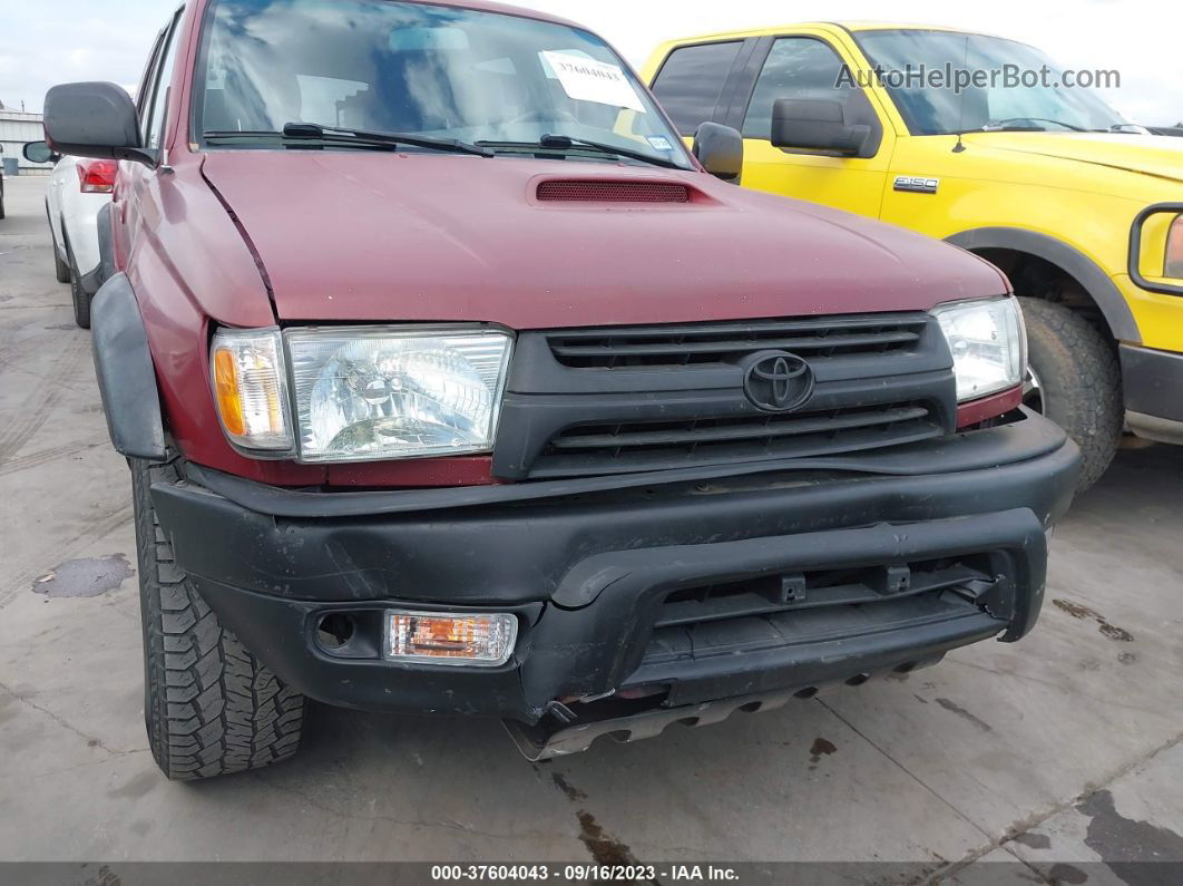 2002 Toyota 4runner Sr5 Maroon vin: JT3GN86R420257237