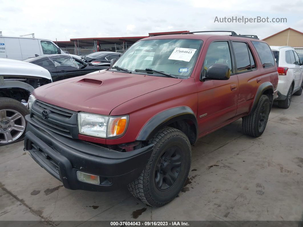 2002 Toyota 4runner Sr5 Maroon vin: JT3GN86R420257237