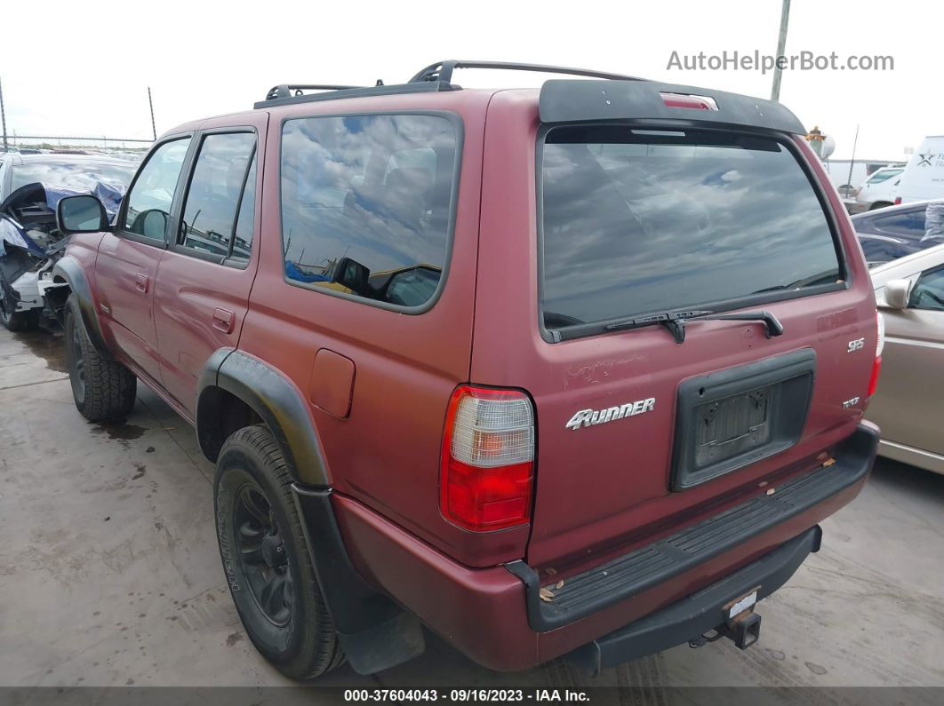 2002 Toyota 4runner Sr5 Maroon vin: JT3GN86R420257237