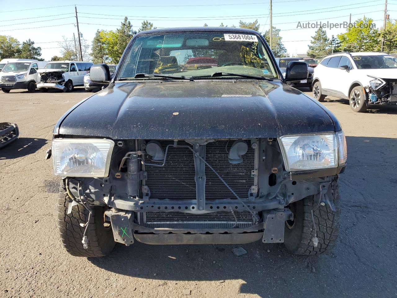 2002 Toyota 4runner Sr5 Black vin: JT3GN86R520233674