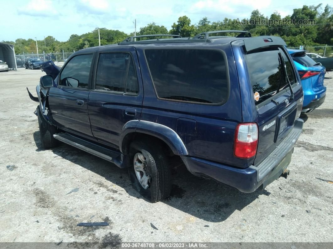 2002 Toyota 4runner Sr5 Blue vin: JT3GN86R520243606