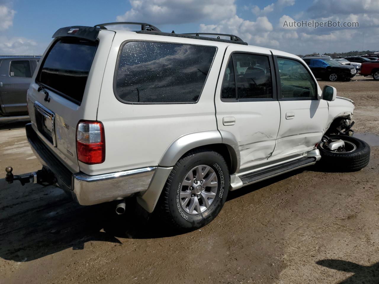 2002 Toyota 4runner Sr5 White vin: JT3GN86R620234302