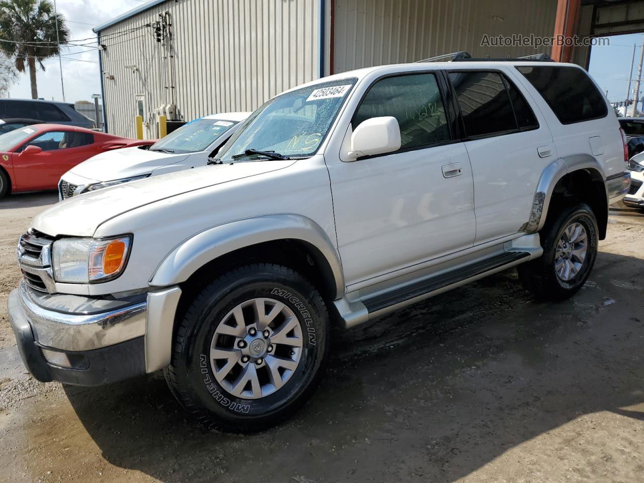 2002 Toyota 4runner Sr5 White vin: JT3GN86R620234302