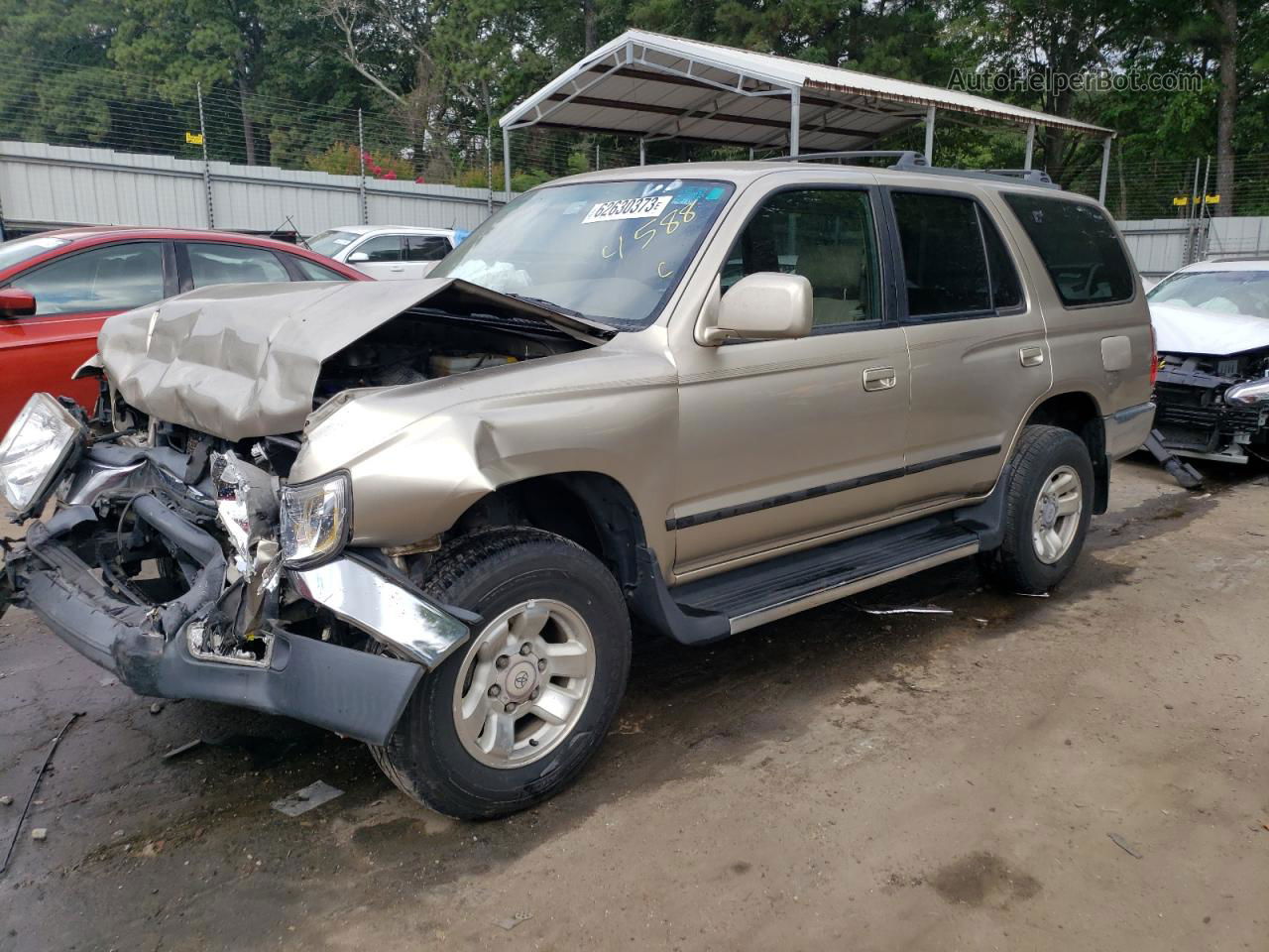 2002 Toyota 4runner Sr5 Tan vin: JT3GN86R620234588