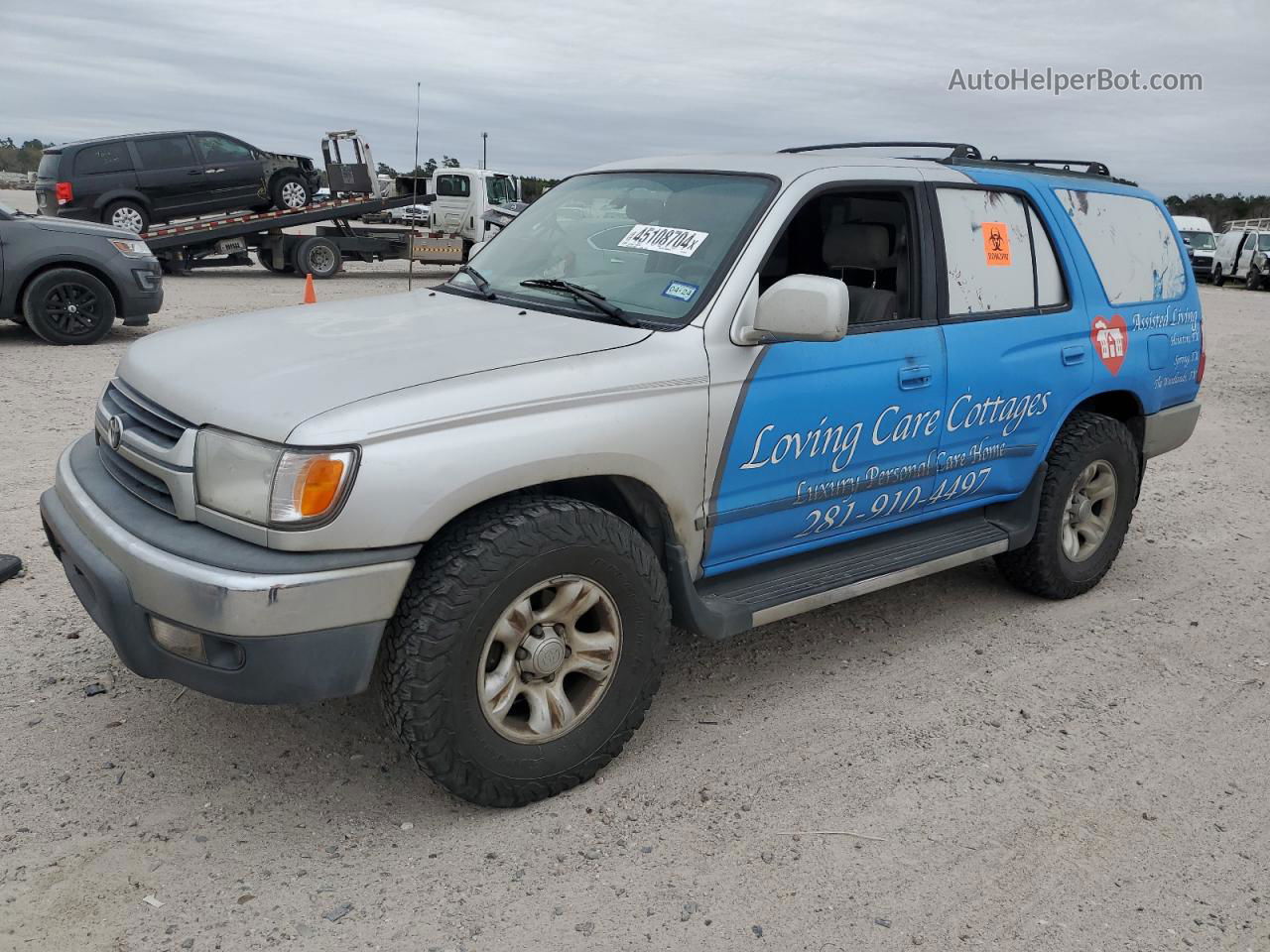 2002 Toyota 4runner Sr5 Blue vin: JT3GN86R720220523