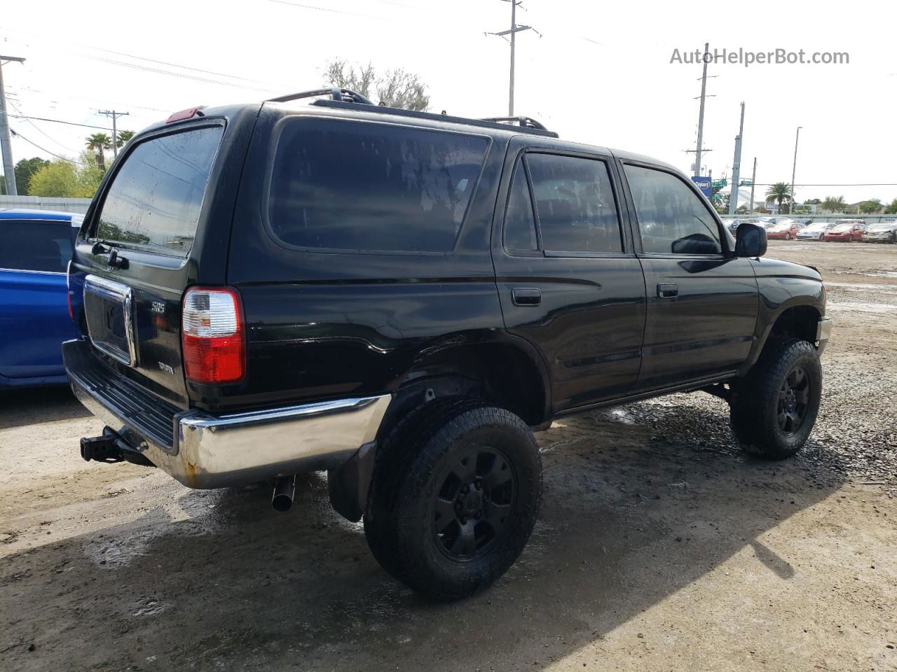 2002 Toyota 4runner Sr5 Black vin: JT3GN86R720233756