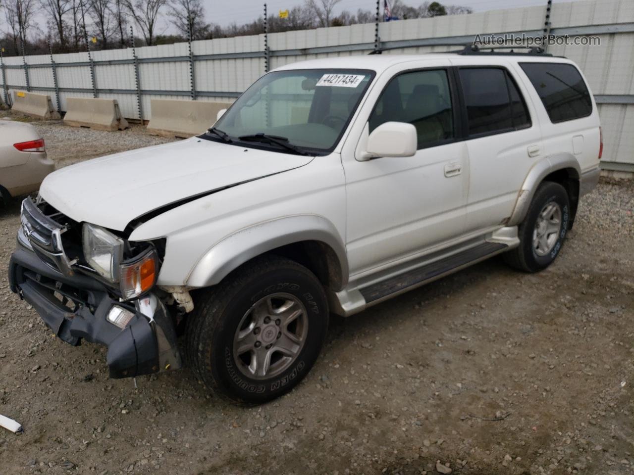 2002 Toyota 4runner Sr5 White vin: JT3GN86R720240657