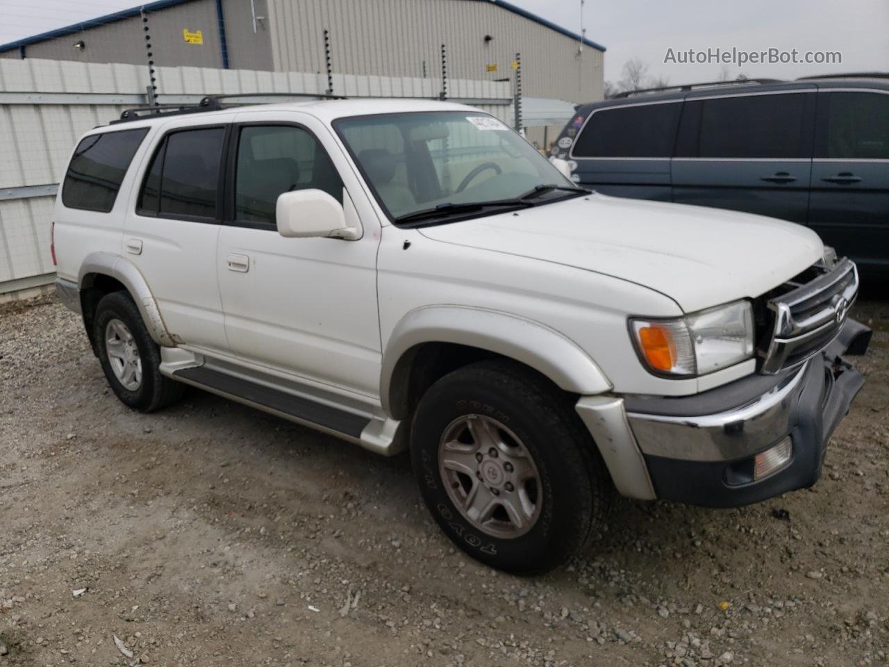 2002 Toyota 4runner Sr5 White vin: JT3GN86R720240657