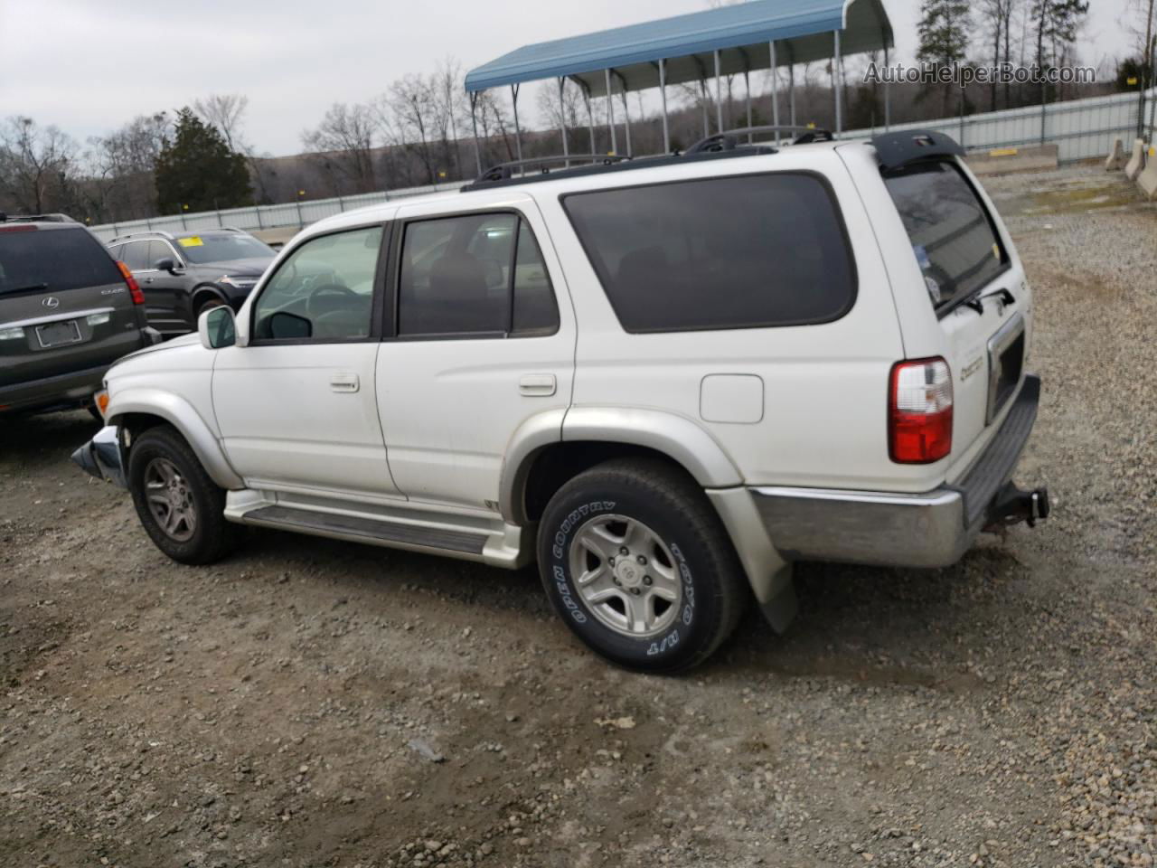 2002 Toyota 4runner Sr5 White vin: JT3GN86R720240657