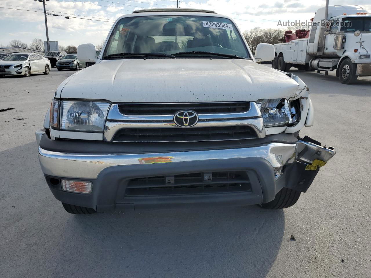 2002 Toyota 4runner Sr5 White vin: JT3GN86R820232910